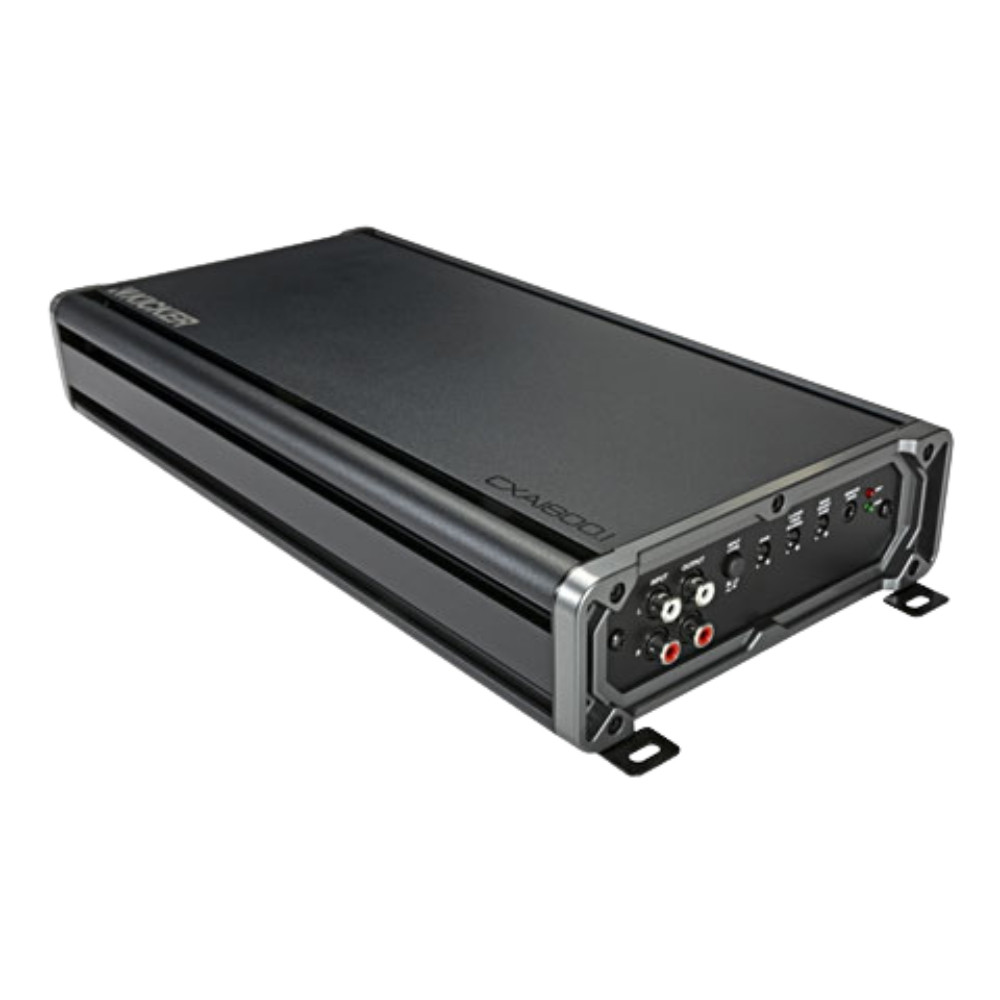 Kicker CX Series 46CXA18001T Mono Subwoofer Amplifier and 46CK4